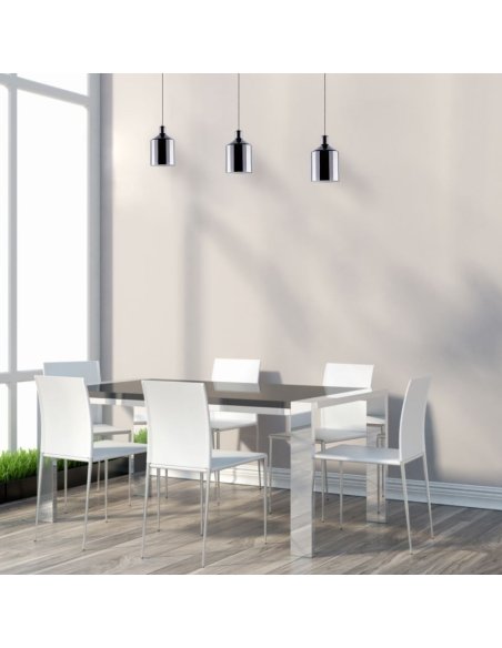 Suspension Douille E27 Chrome