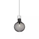 Suspension Douille E27 Globe Métal Noir - Fin de série - Ni repris Ni échangé 