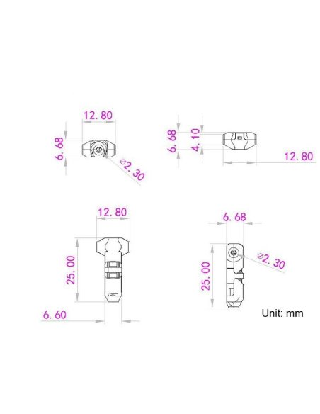 Connecteur T - 1 conducteur 300V 9A IP40