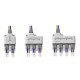 Connecteur 1 vers 4 - 2 pins 36V 6A IP40