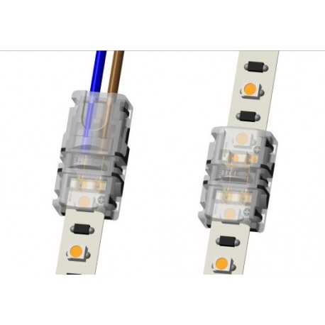 Connecteur CLIPO Bande-Bande 5mm 2 Pins IP20