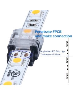 Connecteur CLIPO Bande-Bande 10mm 2 Pins IP20 2