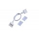 Connecteur CLIPO Câble Liaison 200mm Bande-Bande 10/12mm 2 Pins IP68