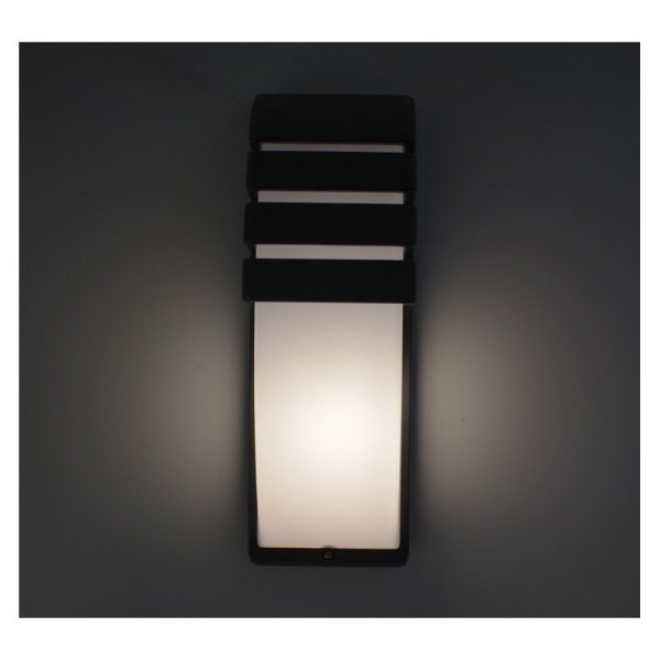 Applique murale E27 Gris Anthracite IP44