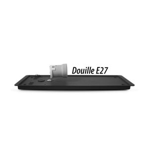 Applique murale E27 Gris Anthracite IP44