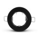 SUPPORT DE SPOT ROND NOIR Ø79mm