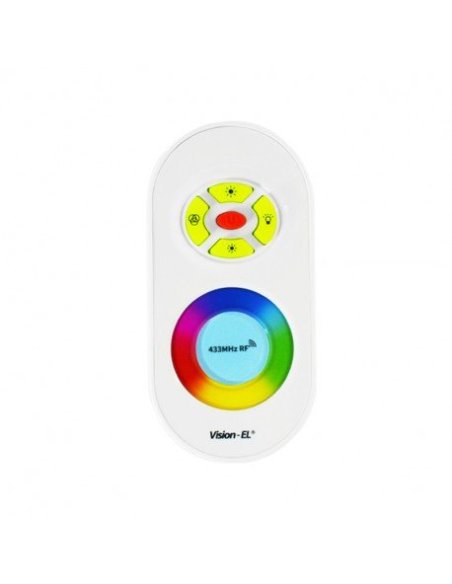 TELECOMMANDE RF + CONTROLEUR LED RGB 216 W 12V/24V DC