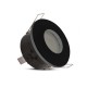 SUPPORT DE SPOT BBC ROND ETANCHE NOIR Ø82MM IP65