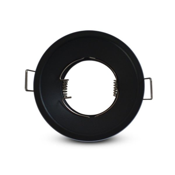 SUPPORT DE SPOT BBC ROND BASSE LUMINANCE NOIR Ø83MM IP20