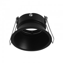 SUPPORT DE SPOT BBC ROND BASSE LUMINANCE NOIR Ø82 x 64 mm IP20