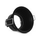 SUPPORT DE SPOT BBC ROND BASSE LUMINANCE NOIR Ø82 x 64 mm IP20