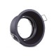 SUPPORT DE SPOT BBC ROND BASSE LUMINANCE NOIR Ø85MM IP20