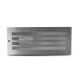 Encastre sol E27 Rectangle Grille Inox304 IP44