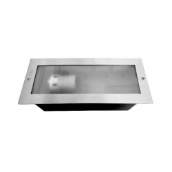 Encastre sol E27 Rectangle Inox304 IP44