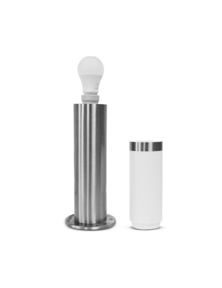 Potelet E27 Inox304 Rond IP44