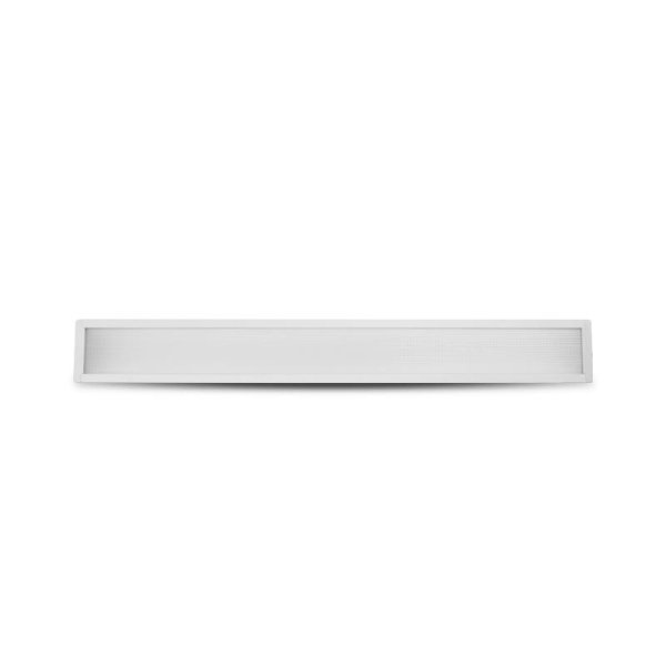 Linéaire LED Gris Encastrable Prismatique 600mm 24W 4000°K - Garantie 5 Ans