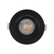 LED 5 WATT SPOT PLAFOND Orientable Noir 4000°K BOITE