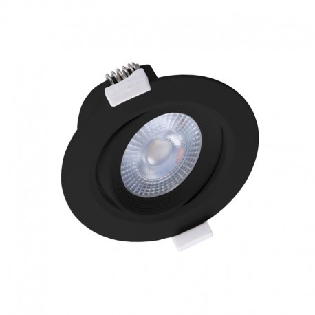 LED 10 WATT SPOT PLAFOND Orientable Noir 3000°K BOITE