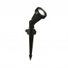 Projecteur piquet massif GU10 Noir IP54