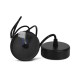 Patère pour suspension Spot Saillie Noire
