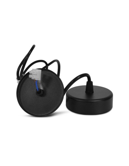 Patère pour suspension Spot Saillie Noire