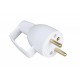 Fiche Electrique 16A Mâle coiffe ann.Blanche