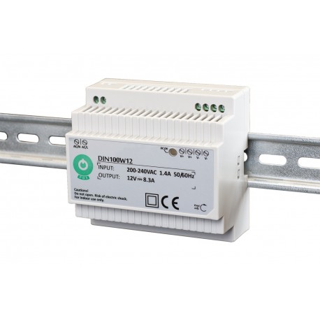 Alimentation LED 24V - 100W DC DIN Rail