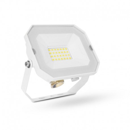 Projecteur LED Blanc - Plat - 20 WATT 4000°K IP65 sans câble