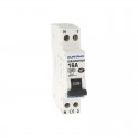 Disjoncteur 1P+N 16A NF, cx vis haut/bas 3kA