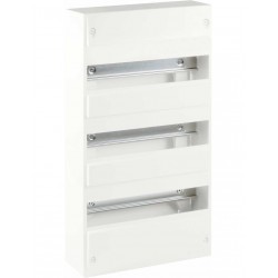 Coffret nu 39 modules blanc 3 rangées