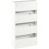 Coffret nu 39 modules blanc 3 rangées