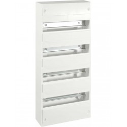 Coffret nu 52 modules blanc 4 rangées