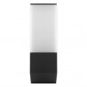 Applique Murale 9W Rectangulaire - Noir - 4000°K - IP54