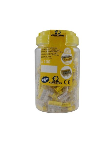 Connecteur Automatique Transp. 5 conducteurs (Boite de 100)