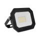 Projecteur LED Noir - Plat - 20 WATT, 3000K°, IP65 sans câble