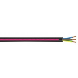 Câble Electrique 3 G 1,5mm² u1000r2v L100m Noir