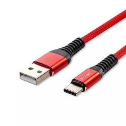 Câble USB type C 1m Câble Red Gold Series