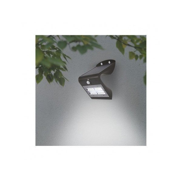 Applique Murale Solaire Noir 3.2W - 440lm