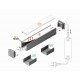 PROFILE LED FIN16 2000MM ANODISE*