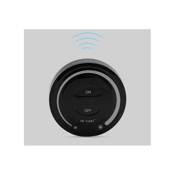 Commande Murale Noire Dimmer (à pile)