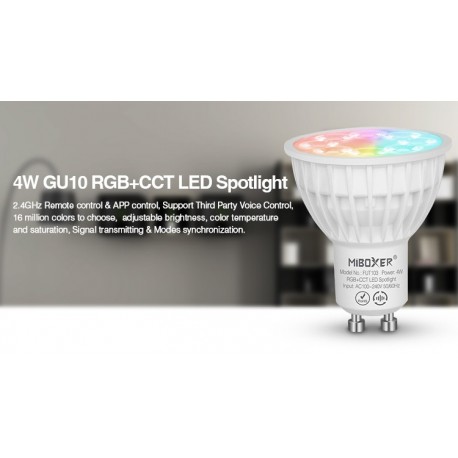 AMPOULE LED GU10 4W RGB+BLANC