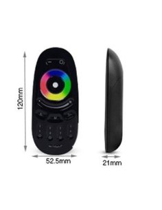 Télécommande Noire RF 4 Zones RGBW+Dim 2
