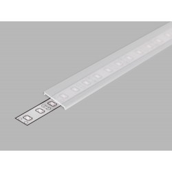 Diffuseur Profilé LED Clip Type C3 - Transparent - 1000mm