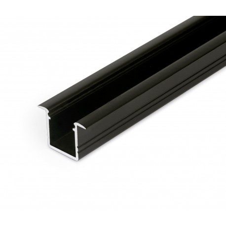 Profile LED Fin10-R Noir 2000mm