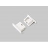 Terminaison Profile LED Fin10-R Blanc (x2)