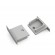Terminaison Profile LED Fin16-R Gris (x2)