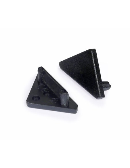 Terminaison profile LED QUART-12 Noir