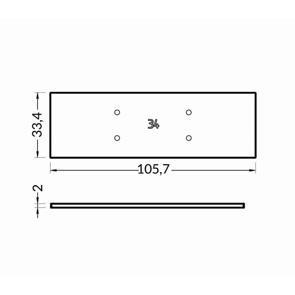 Terminaison LUMI30-34 Metal Noir