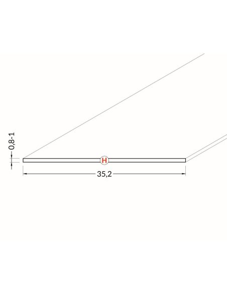 Diffuseur Type H 35,6mm 2000 Depoli