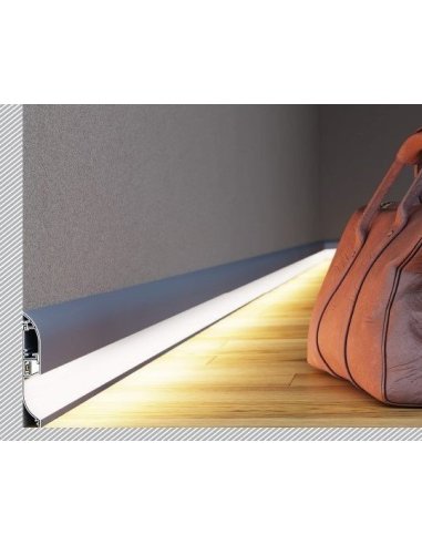 Profile LED Plinthe Blanc 2000mm